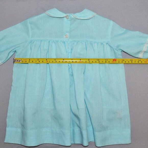 Vintage Toddler Girls Dress Size 2T-3T Retro Mod Kitty Cats & Flowers - Picture 9 of 10